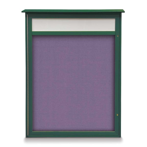 Single Door Enclosed Indoor Letterboard